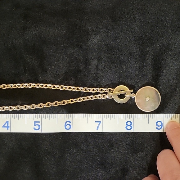 Sterling Silver Fob Style Necklace - Picture 5 of 8